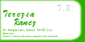 terezia rancz business card